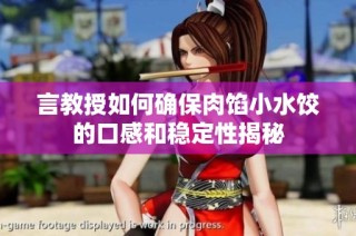 言教授如何确保肉馅小水饺的口感和稳定性揭秘