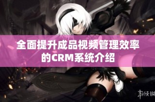 全面提升成品视频管理效率的CRM系统介绍