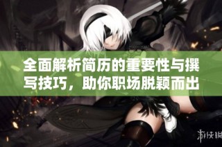 全面解析简历的重要性与撰写技巧，助你职场脱颖而出