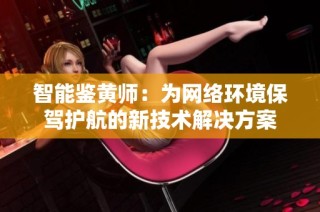 智能鉴黄师：为网络环境保驾护航的新技术解决方案