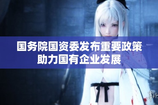 国务院国资委发布重要政策助力国有企业发展