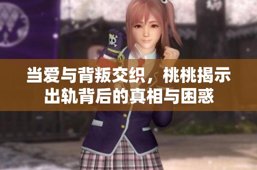 当爱与背叛交织，桃桃揭示出轨背后的真相与困惑
