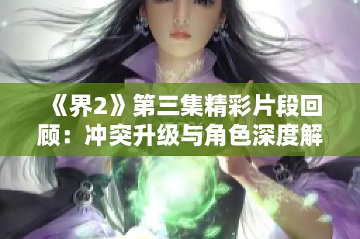 《界2》第三集精彩片段回顾：冲突升级与角色深度解析
