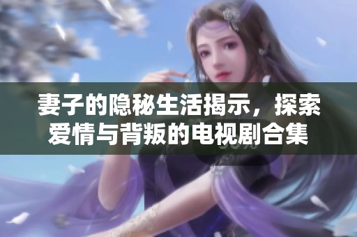 妻子的隐秘生活揭示，探索爱情与背叛的电视剧合集
