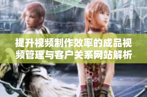 提升视频制作效率的成品视频管理与客户关系网站解析