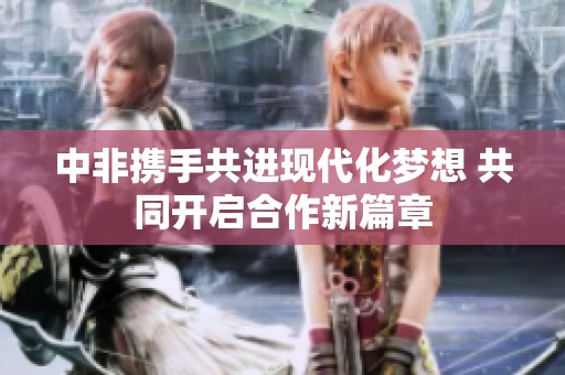中非携手共进现代化梦想 共同开启合作新篇章
