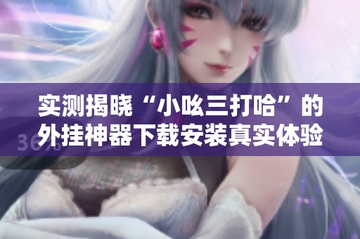 实测揭晓“小吆三打哈”的外挂神器下载安装真实体验与效果分析