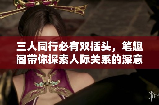 三人同行必有双插头，笔趣阁带你探索人际关系的深意