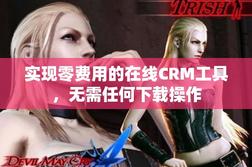 实现零费用的在线CRM工具，无需任何下载操作