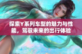 探索Y系列车型的魅力与性能，驾驭未来的出行体验