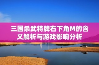 三国杀武将牌右下角M的含义解析与游戏影响分析