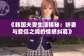 《韩国夫妻生活揭秘：娇妻与爱侣之间的情感纠葛》