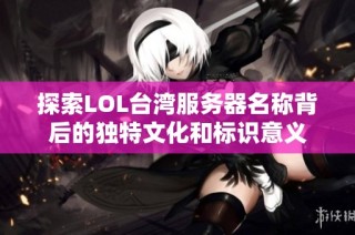 探索LOL台湾服务器名称背后的独特文化和标识意义