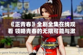 《正青春》全剧全集在线观看 领略青春的无限可能与激情