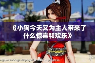 《小狗今天又为主人带来了什么惊喜和欢乐》