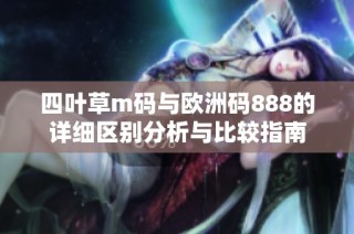 四叶草m码与欧洲码888的详细区别分析与比较指南