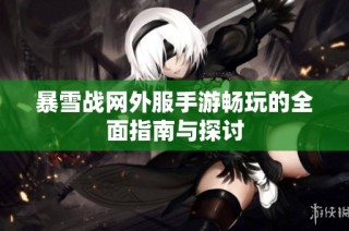 暴雪战网外服手游畅玩的全面指南与探讨