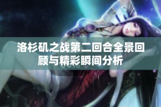 洛杉矶之战第二回合全景回顾与精彩瞬间分析