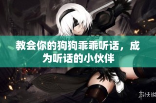 教会你的狗狗乖乖听话，成为听话的小伙伴