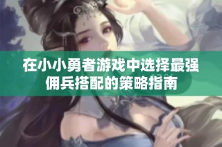 在小小勇者游戏中选择最强佣兵搭配的策略指南