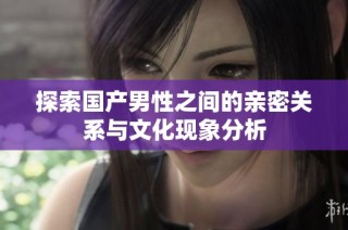 探索国产男性之间的亲密关系与文化现象分析