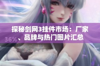 探秘剑网3挂件市场：厂家、品牌与热门图片汇总