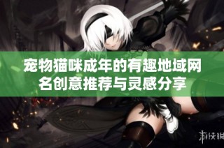 宠物猫咪成年的有趣地域网名创意推荐与灵感分享