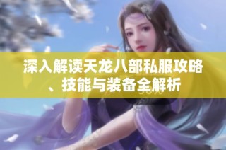 深入解读天龙八部私服攻略、技能与装备全解析