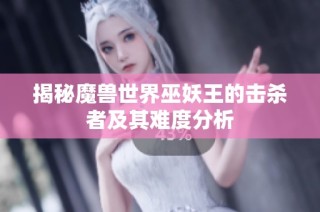 揭秘魔兽世界巫妖王的击杀者及其难度分析