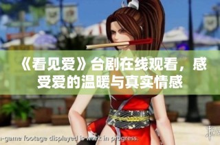 《看见爱》台剧在线观看，感受爱的温暖与真实情感