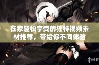 在家轻松享受的独特视频素材推荐，带给你不同体验