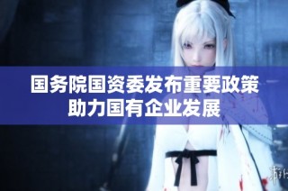 国务院国资委发布重要政策助力国有企业发展