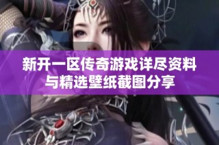 新开一区传奇游戏详尽资料与精选壁纸截图分享