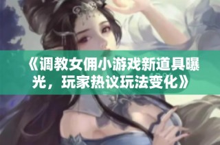 《调教女佣小游戏新道具曝光，玩家热议玩法变化》