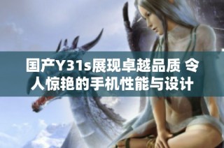 国产Y31s展现卓越品质 令人惊艳的手机性能与设计