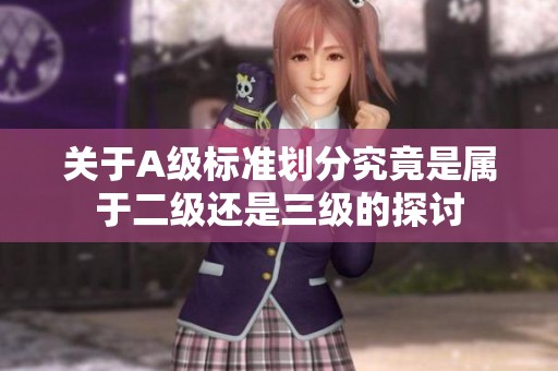 关于A级标准划分究竟是属于二级还是三级的探讨