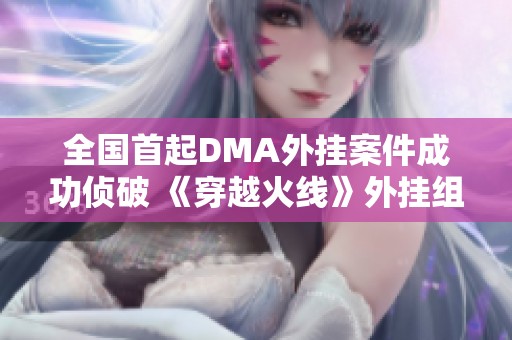 全国首起DMA外挂案件成功侦破 《穿越火线》外挂组织被警方打击