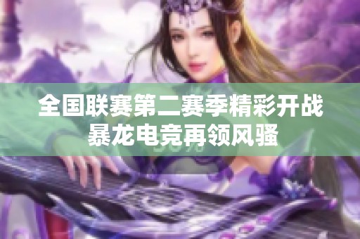 全国联赛第二赛季精彩开战 暴龙电竞再领风骚