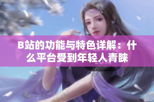 B站的功能与特色详解：什么平台受到年轻人青睐