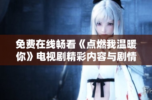 免费在线畅看《点燃我温暖你》电视剧精彩内容与剧情解析