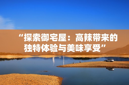 “探索御宅屋：高辣带来的独特体验与美味享受”