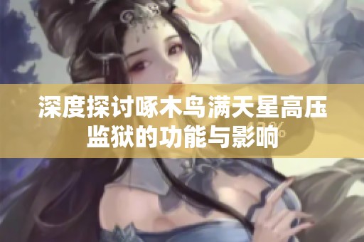 深度探讨啄木鸟满天星高压监狱的功能与影响