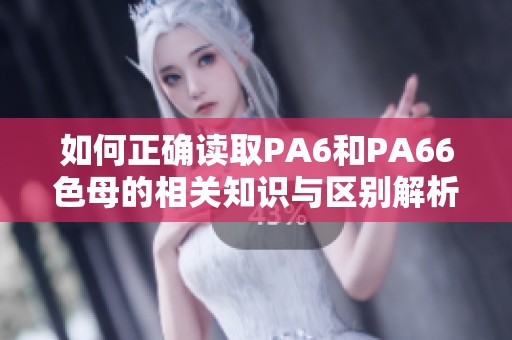 如何正确读取PA6和PA66色母的相关知识与区别解析