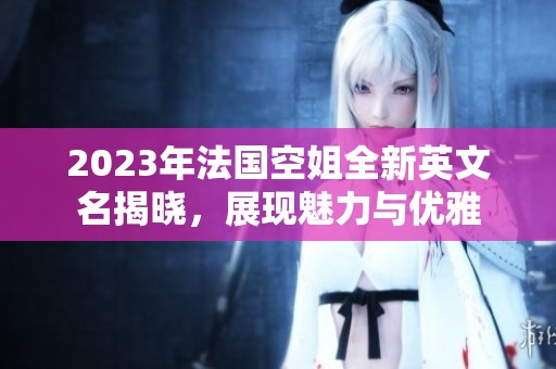 2023年法国空姐全新英文名揭晓，展现魅力与优雅