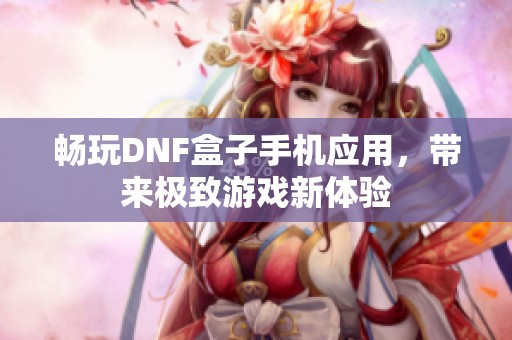 畅玩DNF盒子手机应用，带来极致游戏新体验