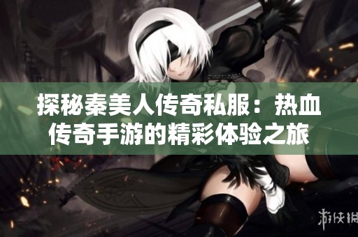 探秘秦美人传奇私服：热血传奇手游的精彩体验之旅