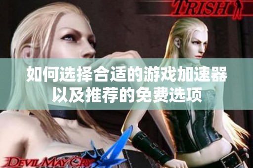 如何选择合适的游戏加速器以及推荐的免费选项