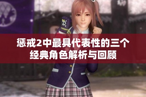 惩戒2中最具代表性的三个经典角色解析与回顾