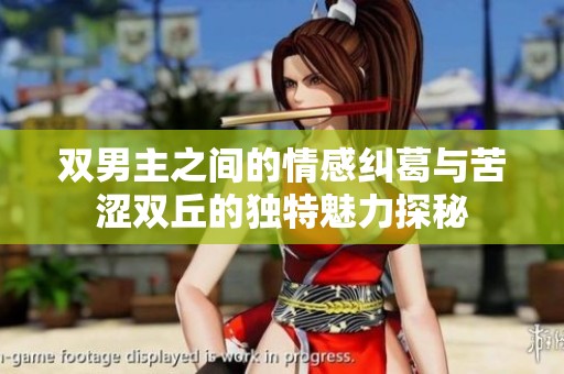 双男主之间的情感纠葛与苦涩双丘的独特魅力探秘