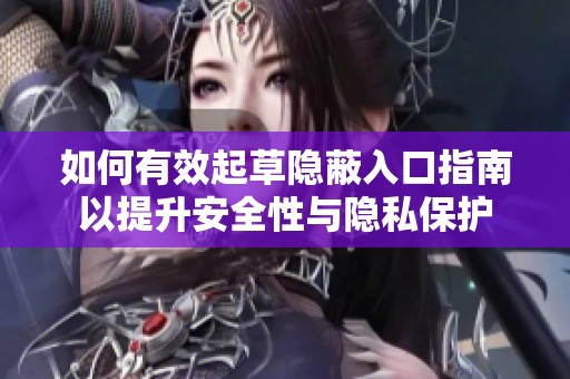 如何有效起草隐蔽入口指南以提升安全性与隐私保护